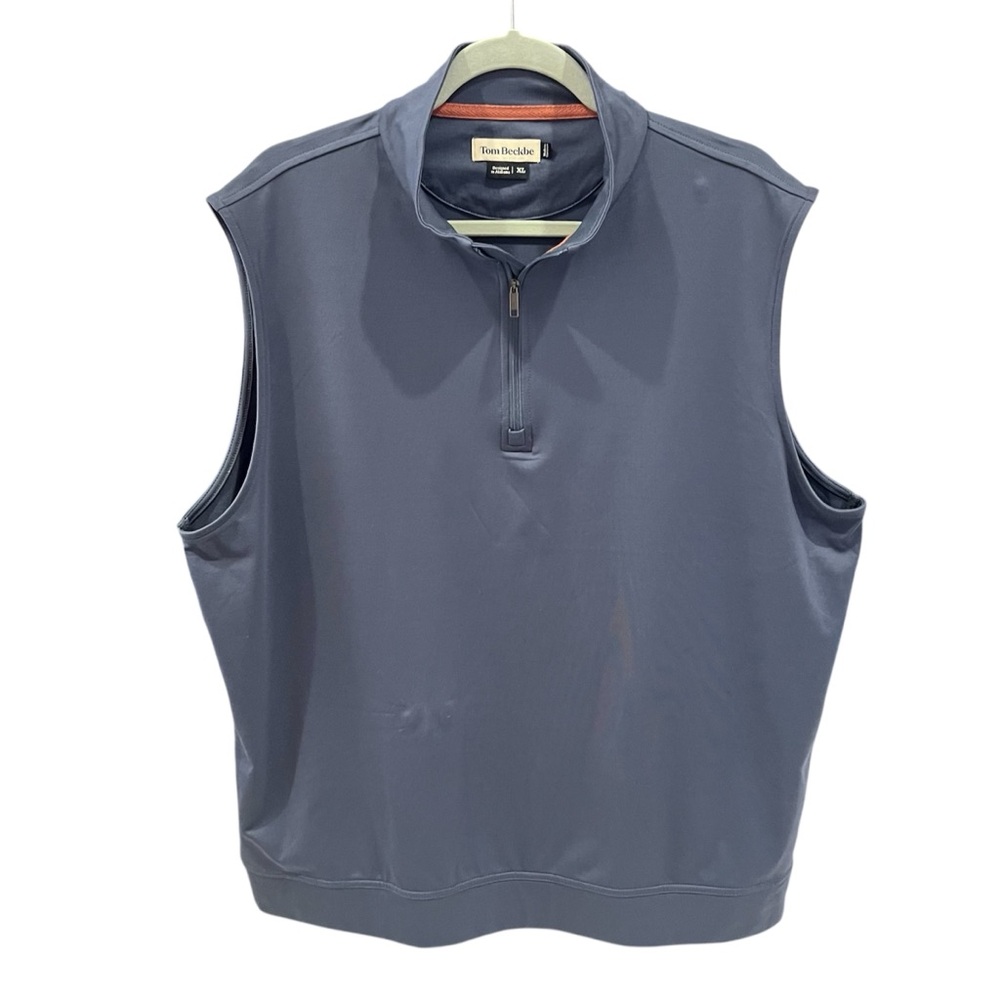 Tom Bekbe Quarter Zip Pullover Vest Size XL
